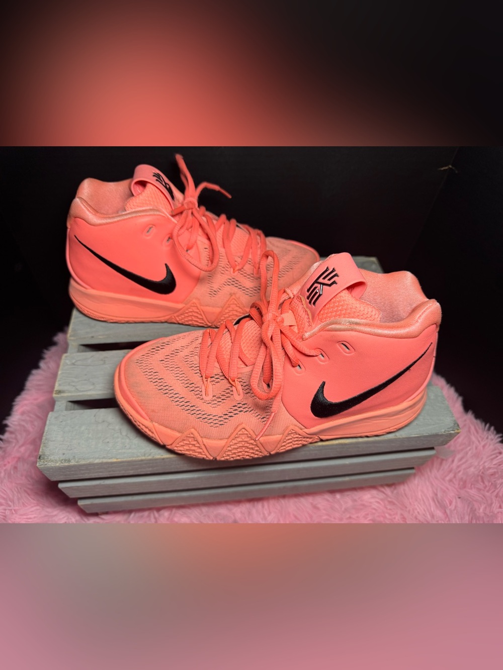 Nike Kyrie 4 Mid Atomic Pink  Size 4.5 GS women’s 6.5